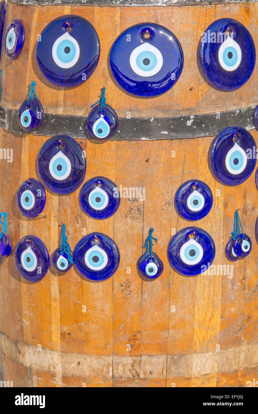 Reize zur Abwehr von bösen Blick Türkei Stockfoto