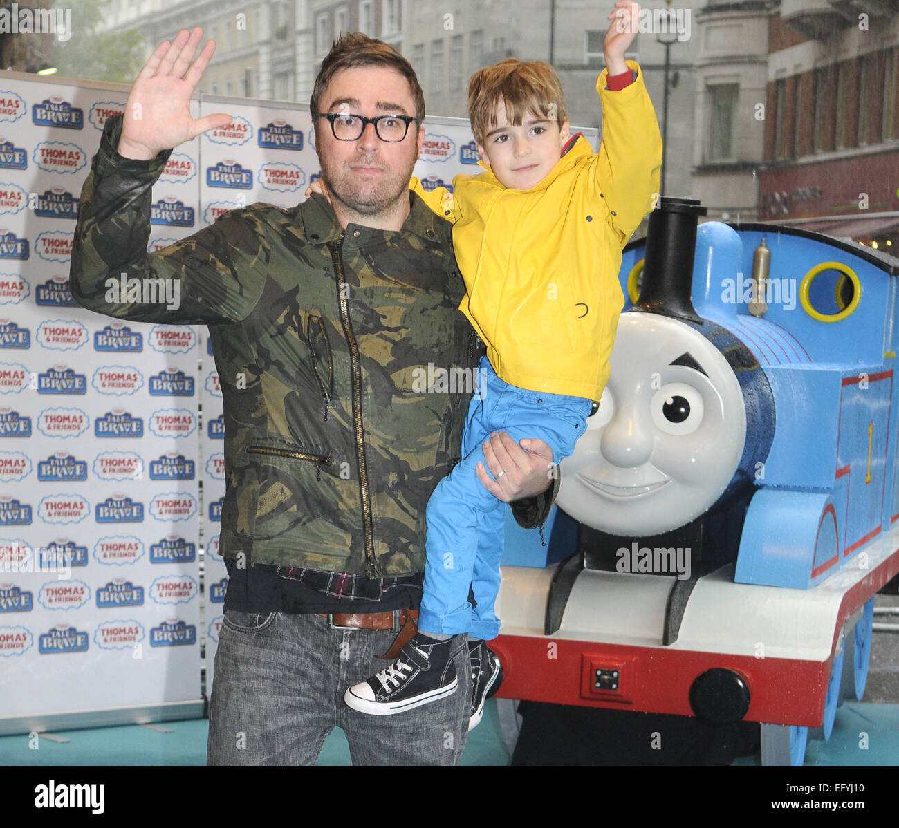 Thomas & Freunde: Tale of the Brave - UK-Premiere am Westende Vue, Leicester Square, London mit: Danny Wallace wo: London, Vereinigtes Königreich bei: 10. August 2014 Stockfoto