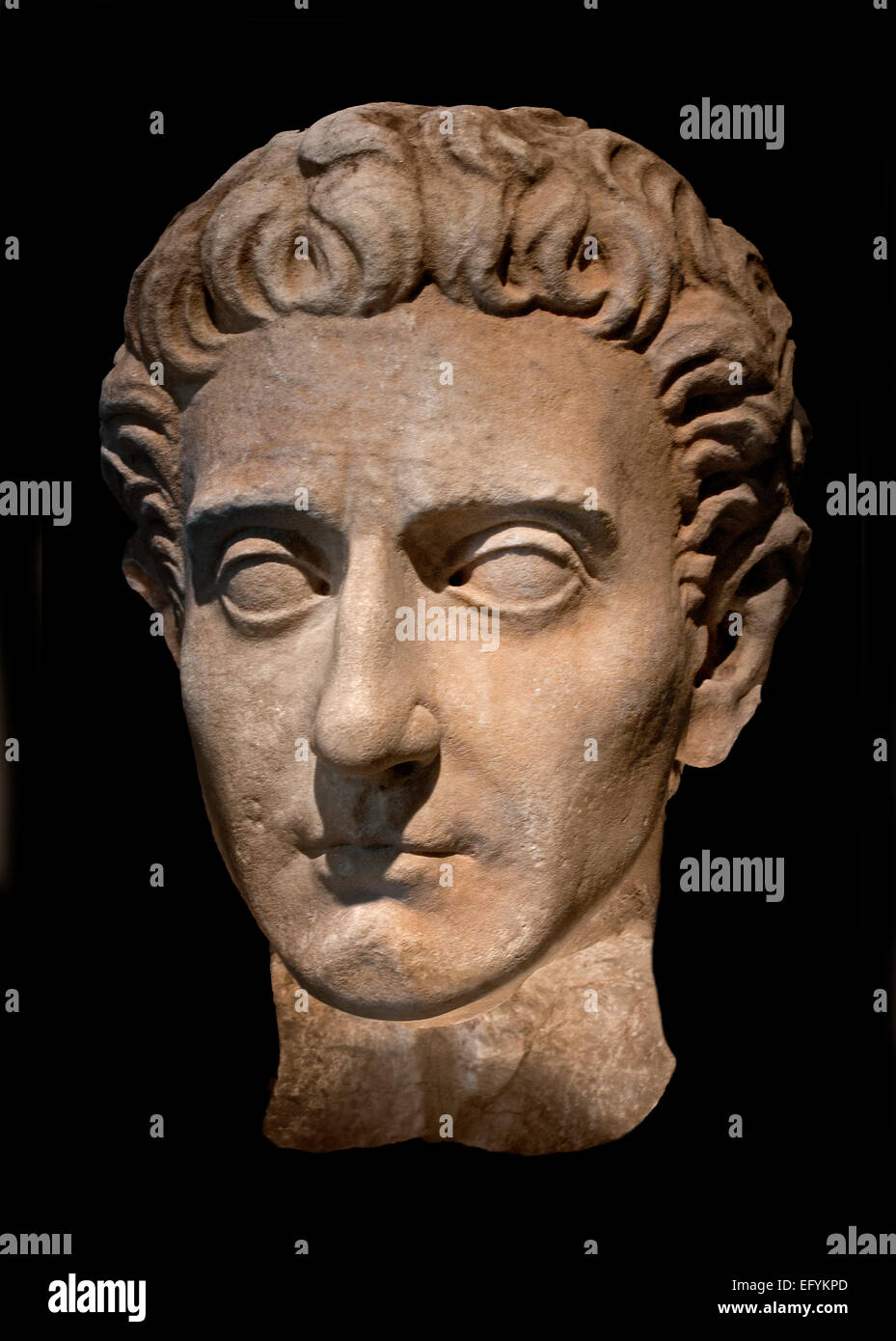 Nerva (Marcus Cocceius Nerva Caesar Augustus 30 AD – 98 n. Chr.) war Roman Emperor von 96 bis 98.    Germanischen Museum Köln Stockfoto