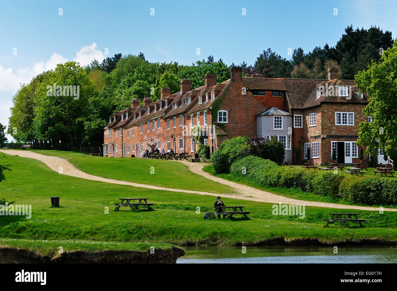 Schilde Hard ein touristisches Ziel in der neuen Gesamtstruktur Hampshire England UK Stockfoto