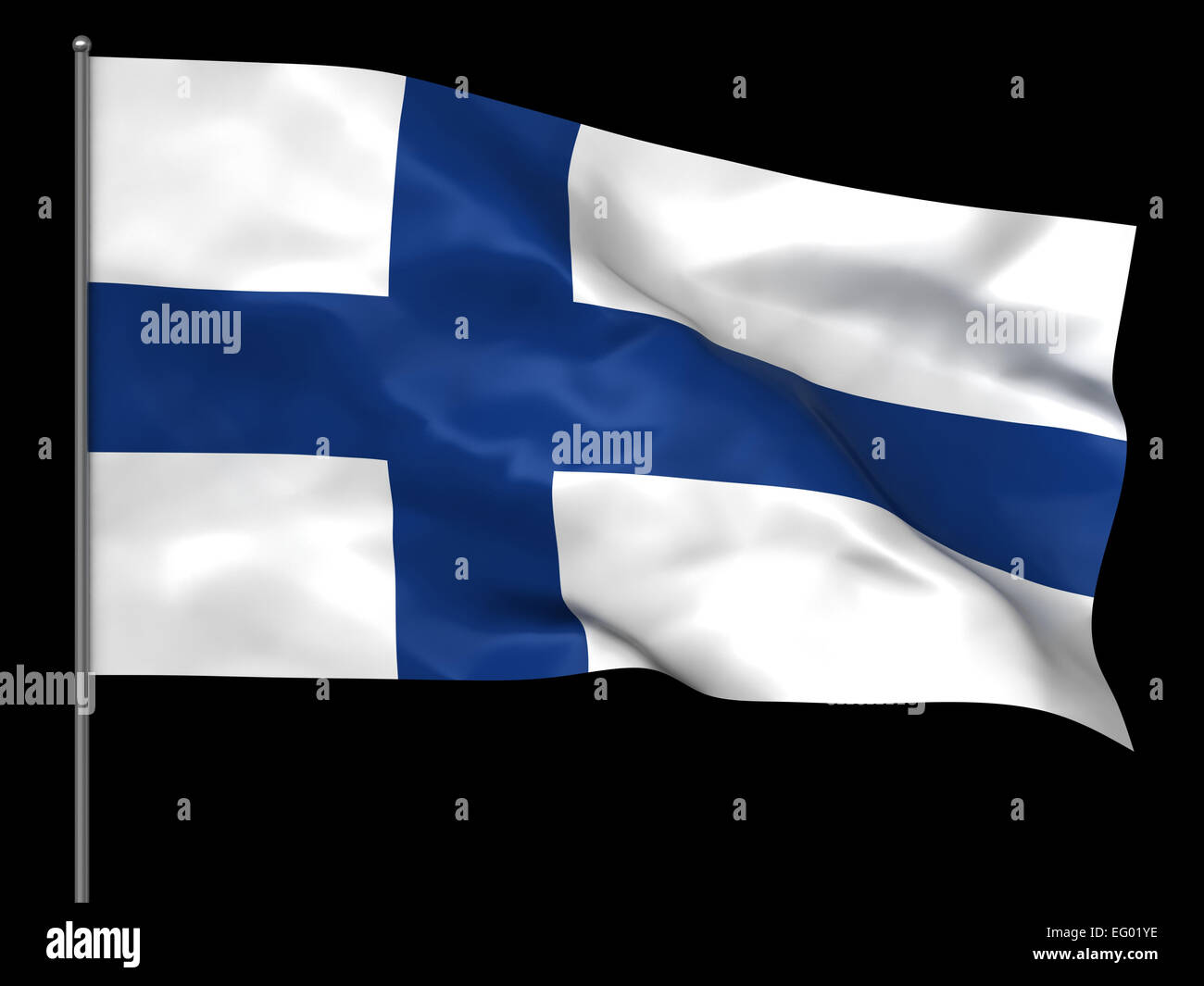 Finnland Flaggen-Aufkleber – 2 Stück, 7,5x5 Cm, Wetterfestes Vinyl Für Auto & Motorrad
