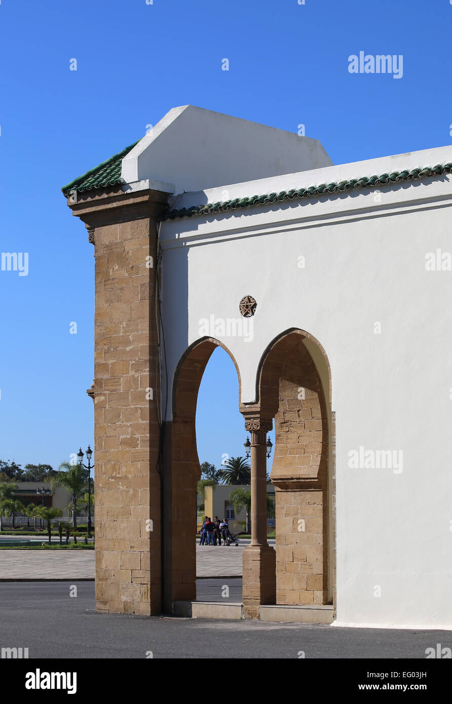 AHL Fas königliche Moschee am Königspalast in Rabat Stockfoto