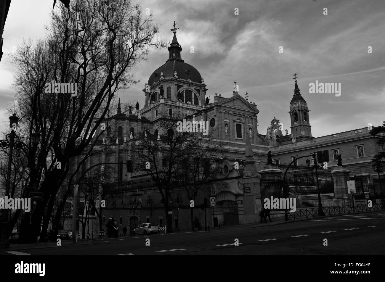 Almudena Kathedrale, Madrid, Spanien Stockfoto