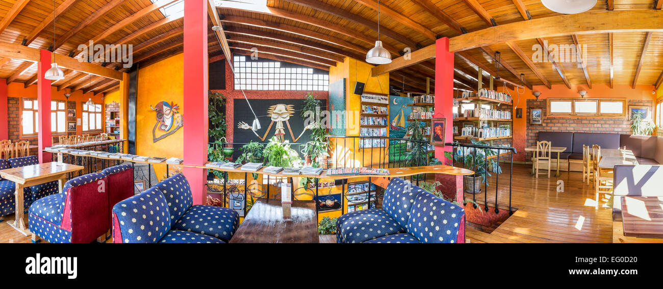 Café Andino in Huaraz, Anden, Peru, Südamerika Stockfoto