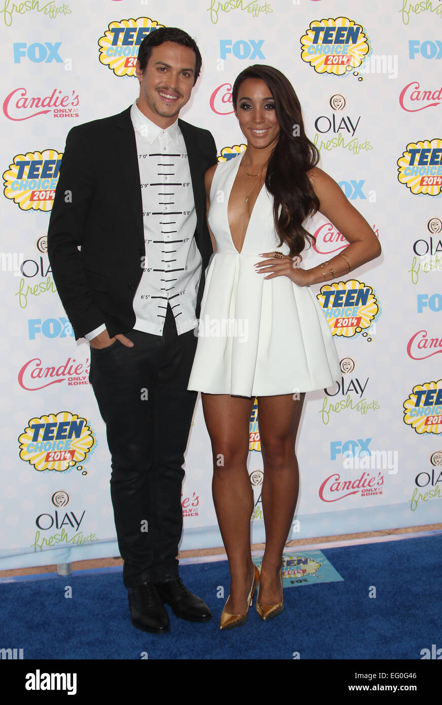 Teen Choice Awards 2014 Mit Alex Kinsey Sierra Deaton Alex Sierra Wo Los Angeles California Vereinigte Staaten Von Amerika Bei 10 August 2014 Stockfotografie Alamy