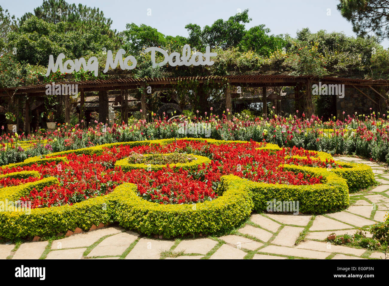 Mong Mo Hill (Traum Hügel) in Da Lat, Vietnam. Stockfoto