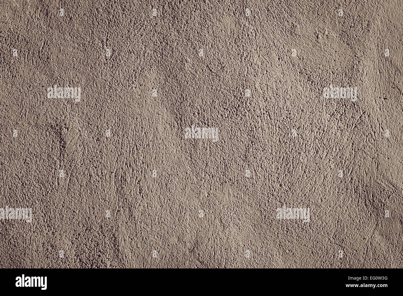 Grunge und schmutzigen Wand Bild einer Betonwand. Grau-braunen Hintergrund mit Textur. Stockfoto