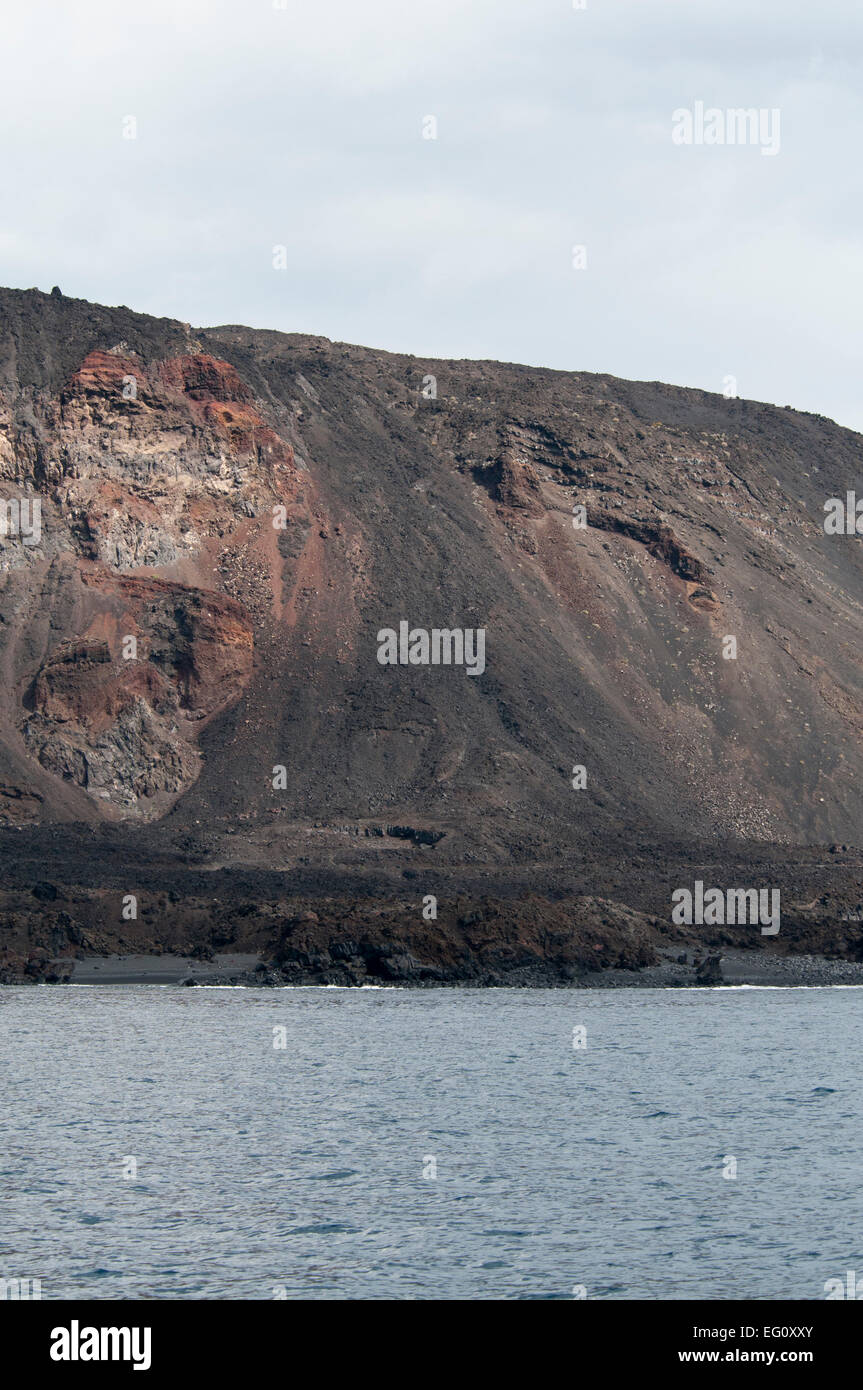 Am Südende der Insel La Palma war der jüngste Ausbruch als Vulkan Teneguia von Oktober bis November 1971 aktiv war. Stockfoto