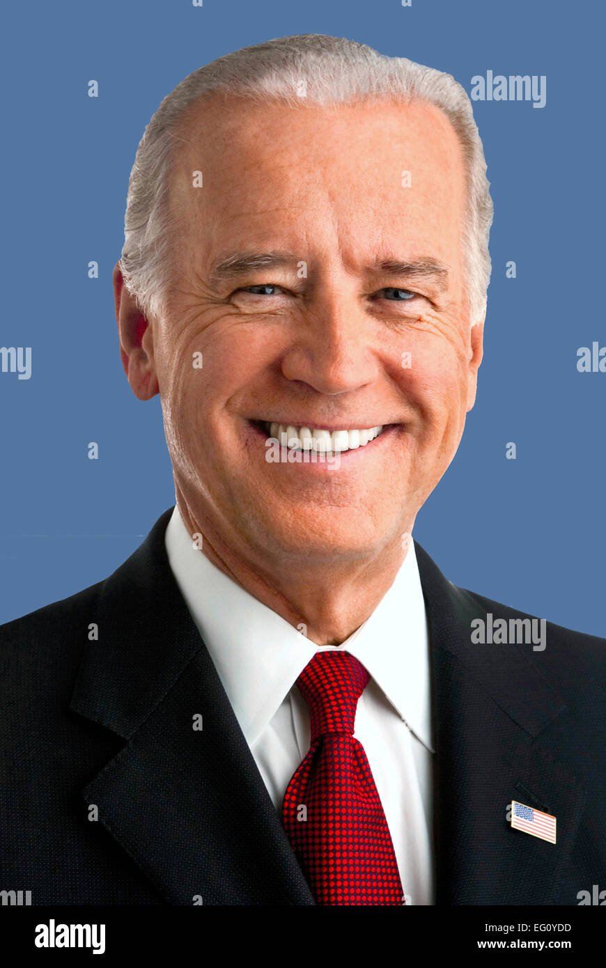 Joe Biden - * 20.11.1942 - Vizepräsident der Vereinigten Staaten von Amerika. Stockfoto