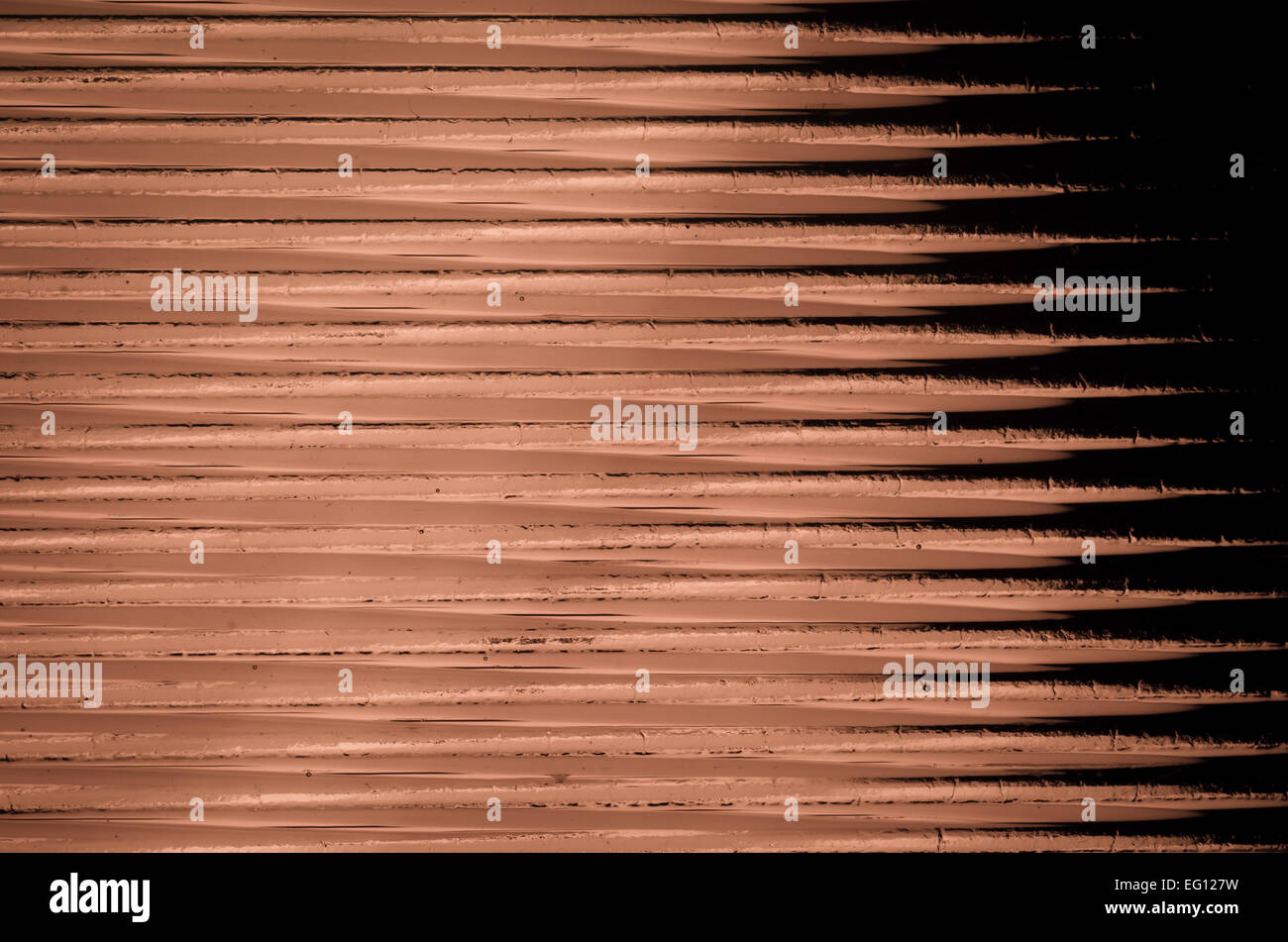 Makroaufnahme einer abstrakten Hintergrund Braunglas Stockfoto