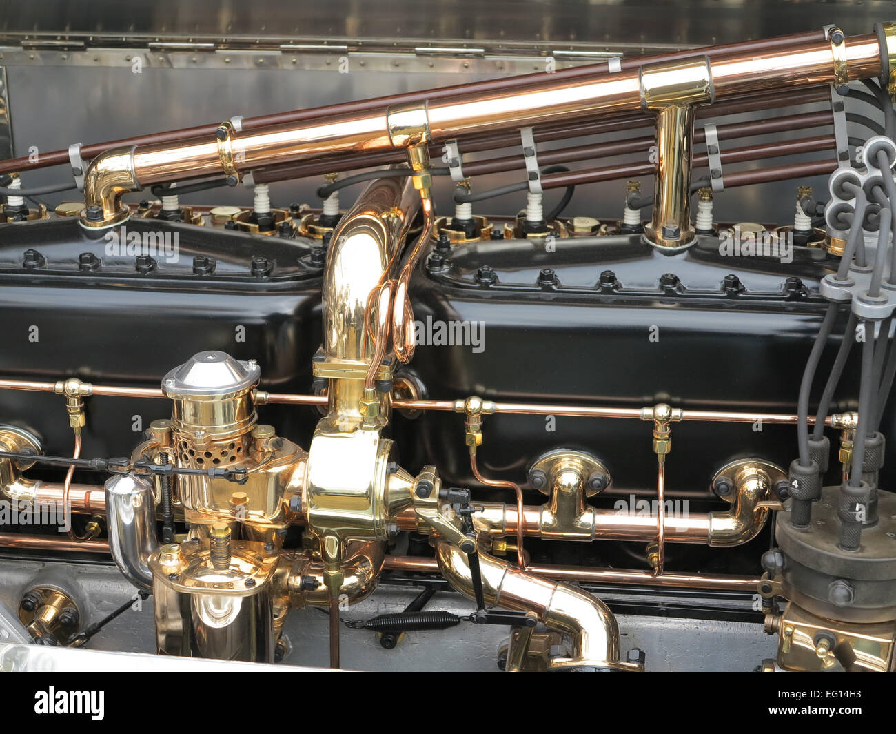 Rolls-Royce Motor detail Stockfoto