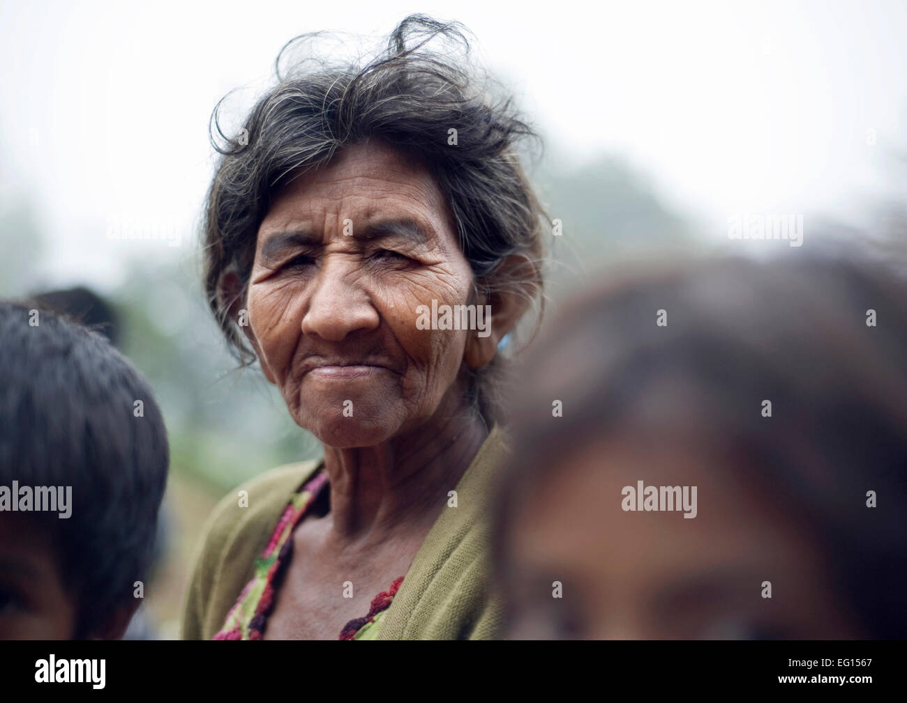 Maya indigene Frau, Guatemala. Stockfoto Maya indigene Frau, Guatemala. Stockfoto