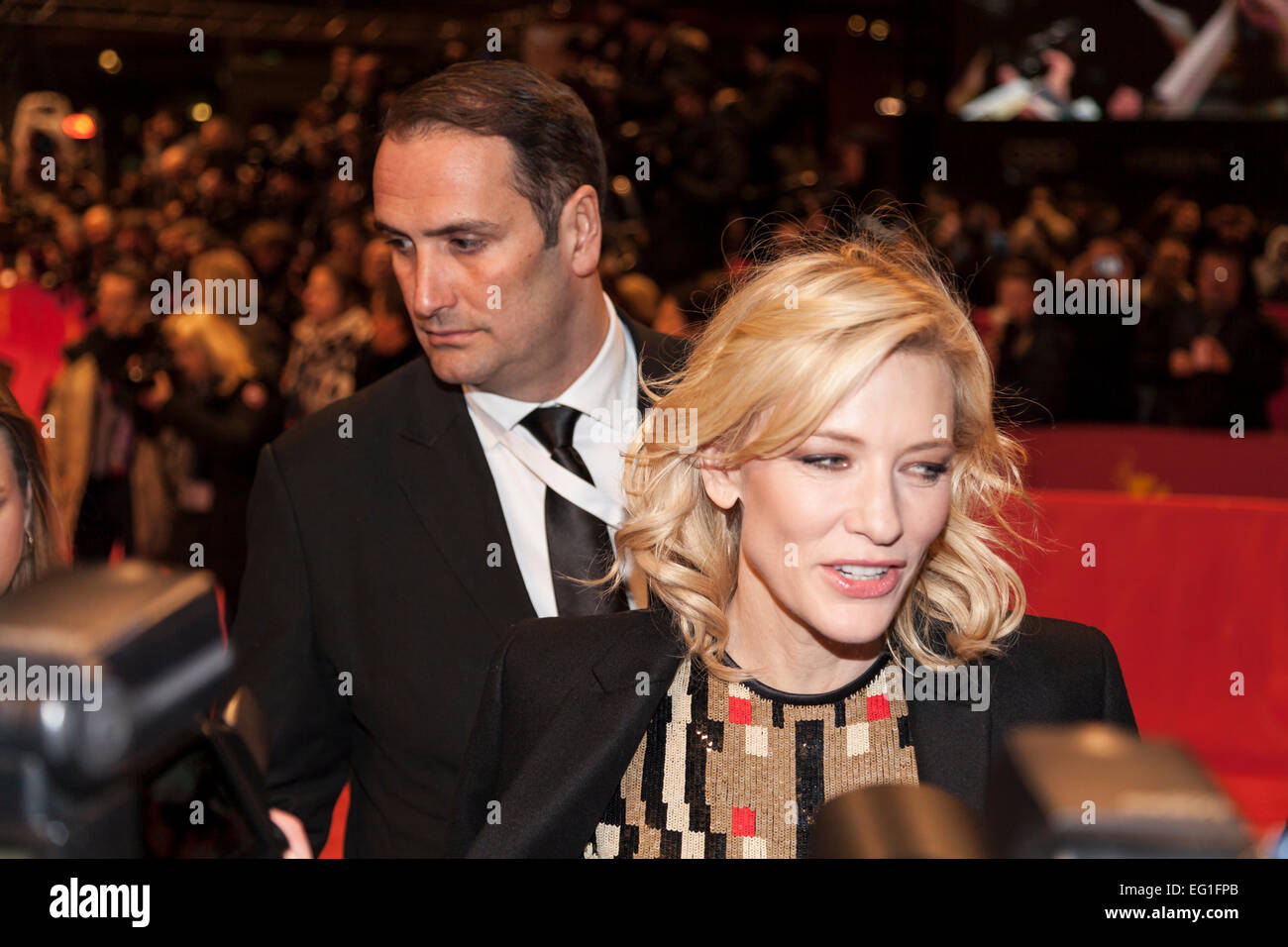 Berlin, Deutschland. 13. Februar 2015. Cate Blanchett bei der Premiere