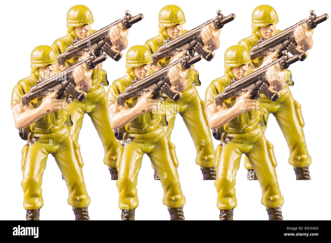 Spielzeugsoldaten der navy Seals. Miniatur des Soldaten Stockfoto