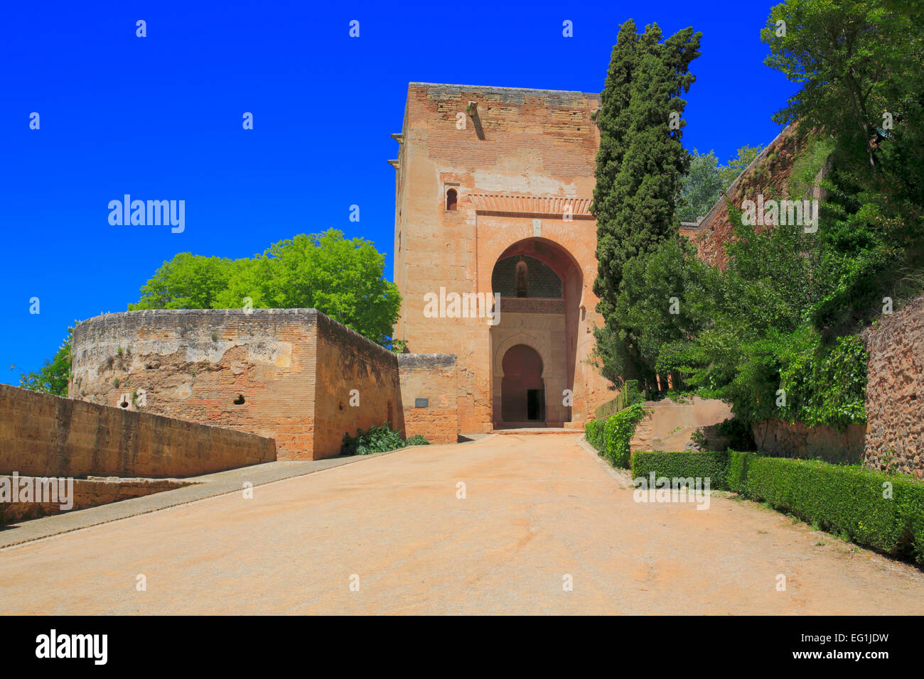 Alhambra, Granada, Andalusien, Spanien Stockfoto