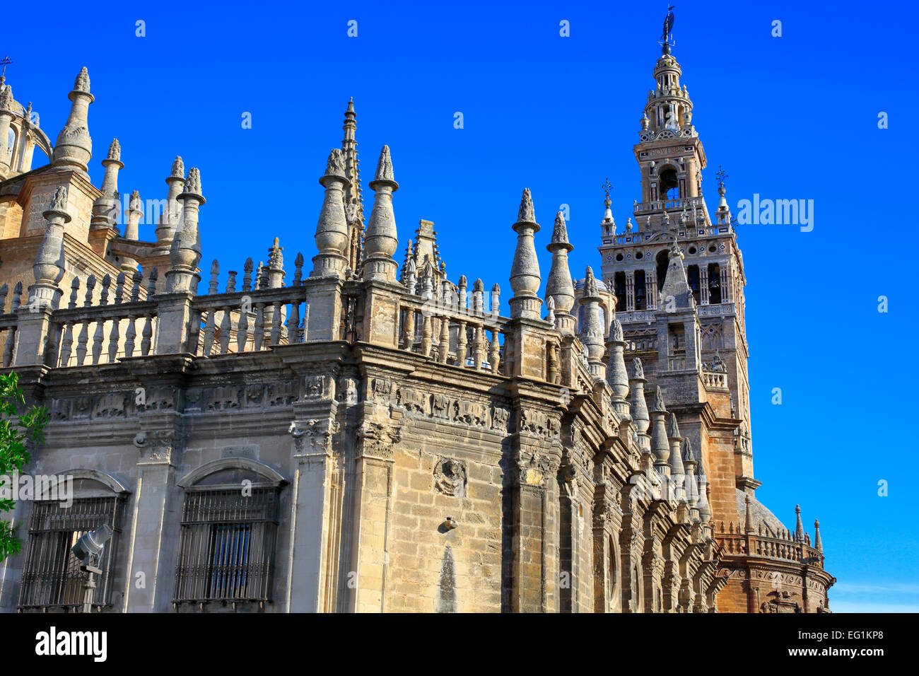 Kathedrale der Heiligen Maria des Stuhls (Catedral de Santa María De La Sede), Sevilla, Andalusien, Spanien Stockfoto