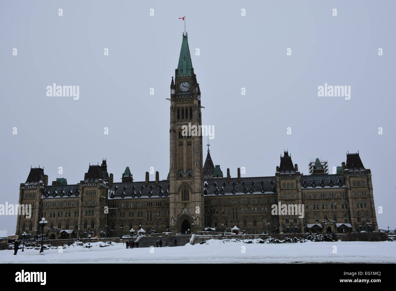 Kanadische Parlamentsgebäude Stockfoto
