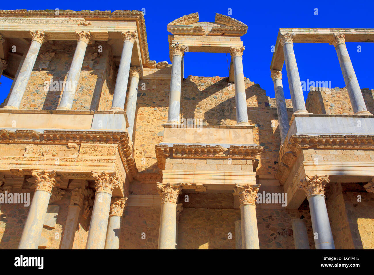 Römisches Theater, Merida, Extremadura, Spanien Stockfoto