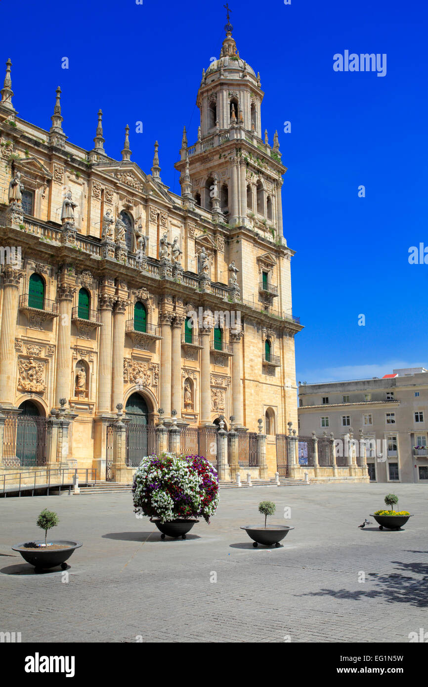 Kathedrale, Jaen, Andalusien, Spanien Stockfoto