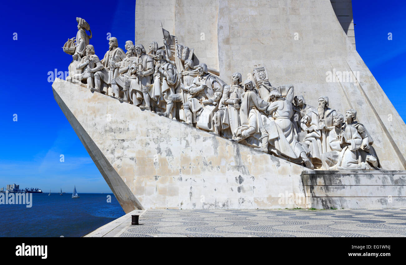 Denkmal der Entdeckungen (Padrão Dos Descobrimentos) (1960), Lissabon, Portugal Stockfoto