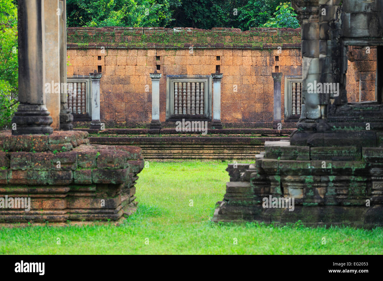 Banteay Samre Tempel (12. Jahrhundert), Angkor, Kambodscha Stockfoto