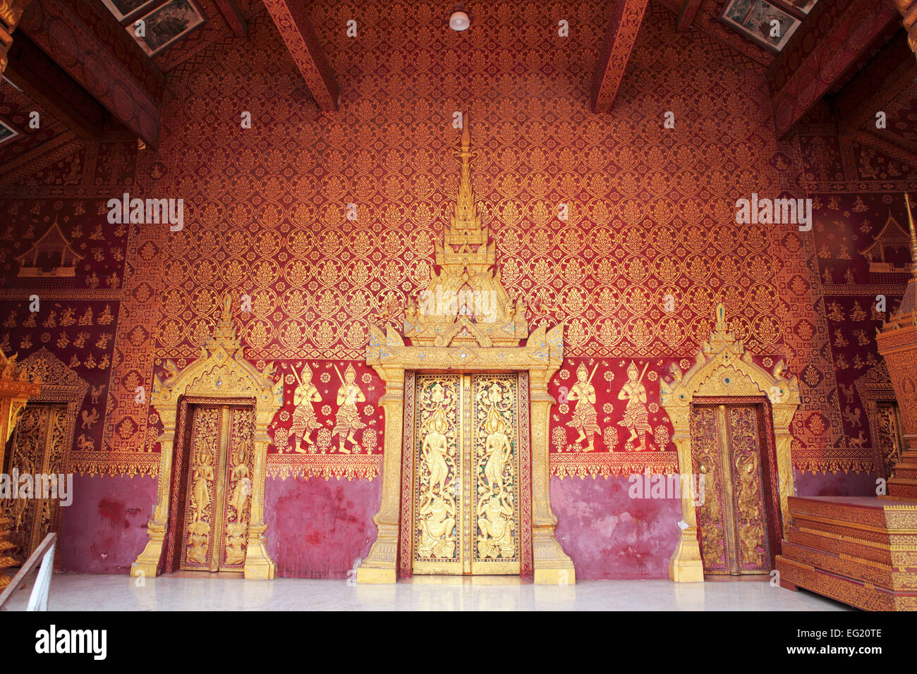 Wat Sen (1718), buddhistische Tempel, Luang Prabang, Laos Stockfoto
