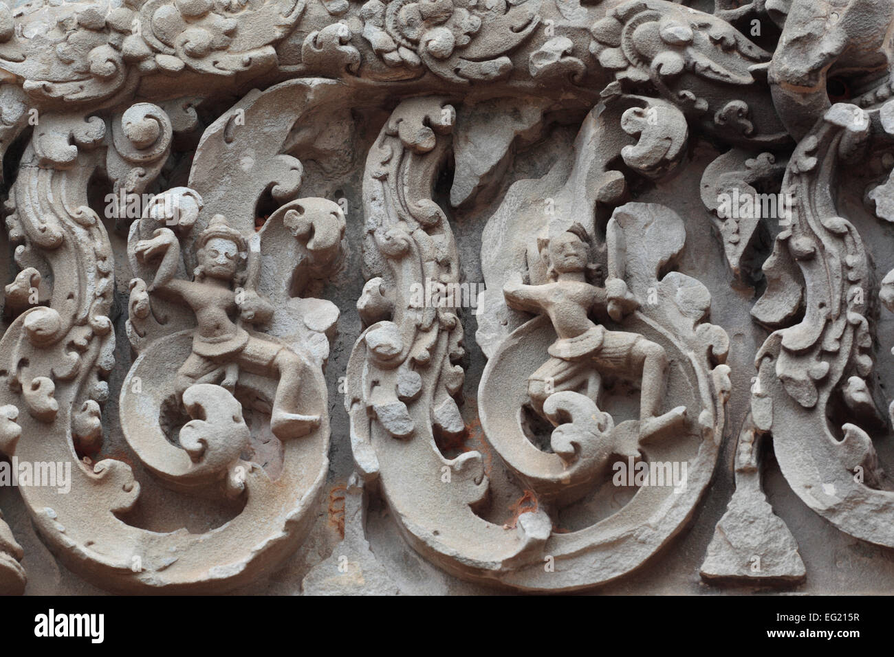 Ost-Mebon Tempel (952), Angkor, Kambodscha Stockfoto