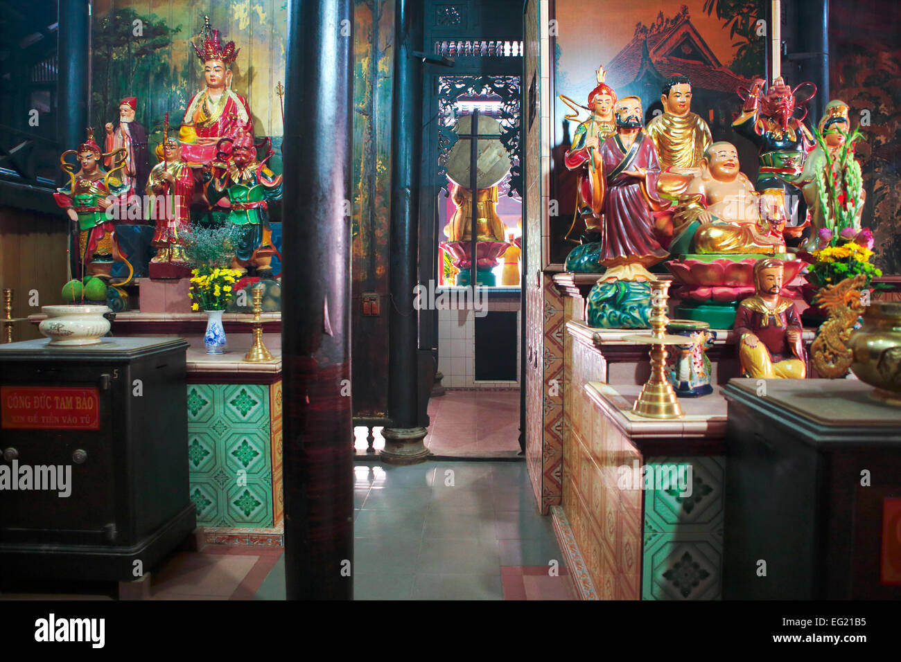 BA Chua Xu Tempel, Chau Doc, ein Giang, Vietnam Stockfoto