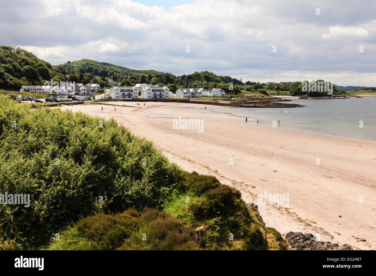 Ganavan Sand und Bucht Stockfoto