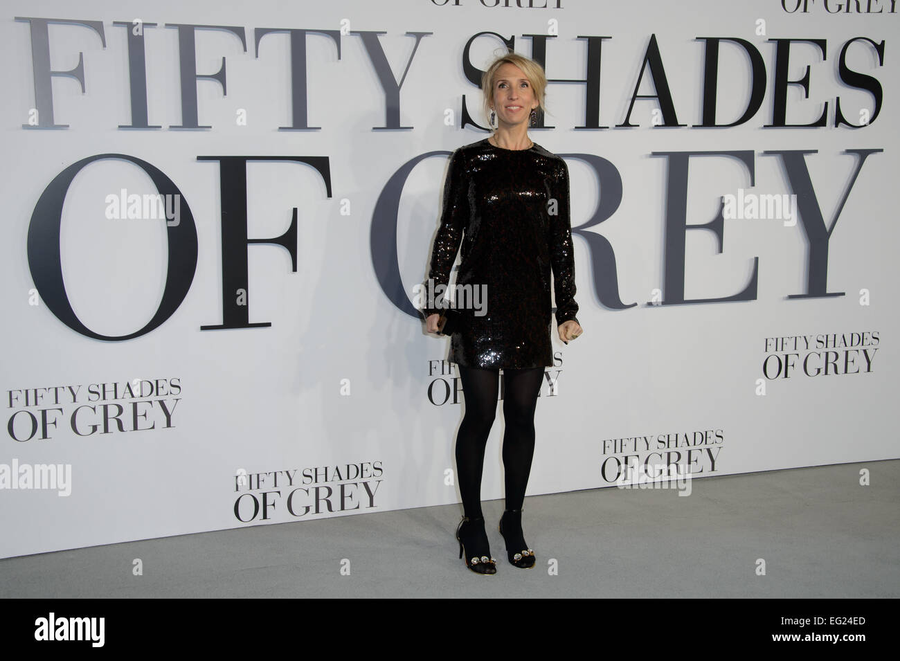 Sam Taylor-Johnson bei der Premiere von Fifty Shades of Grey. Stockfoto