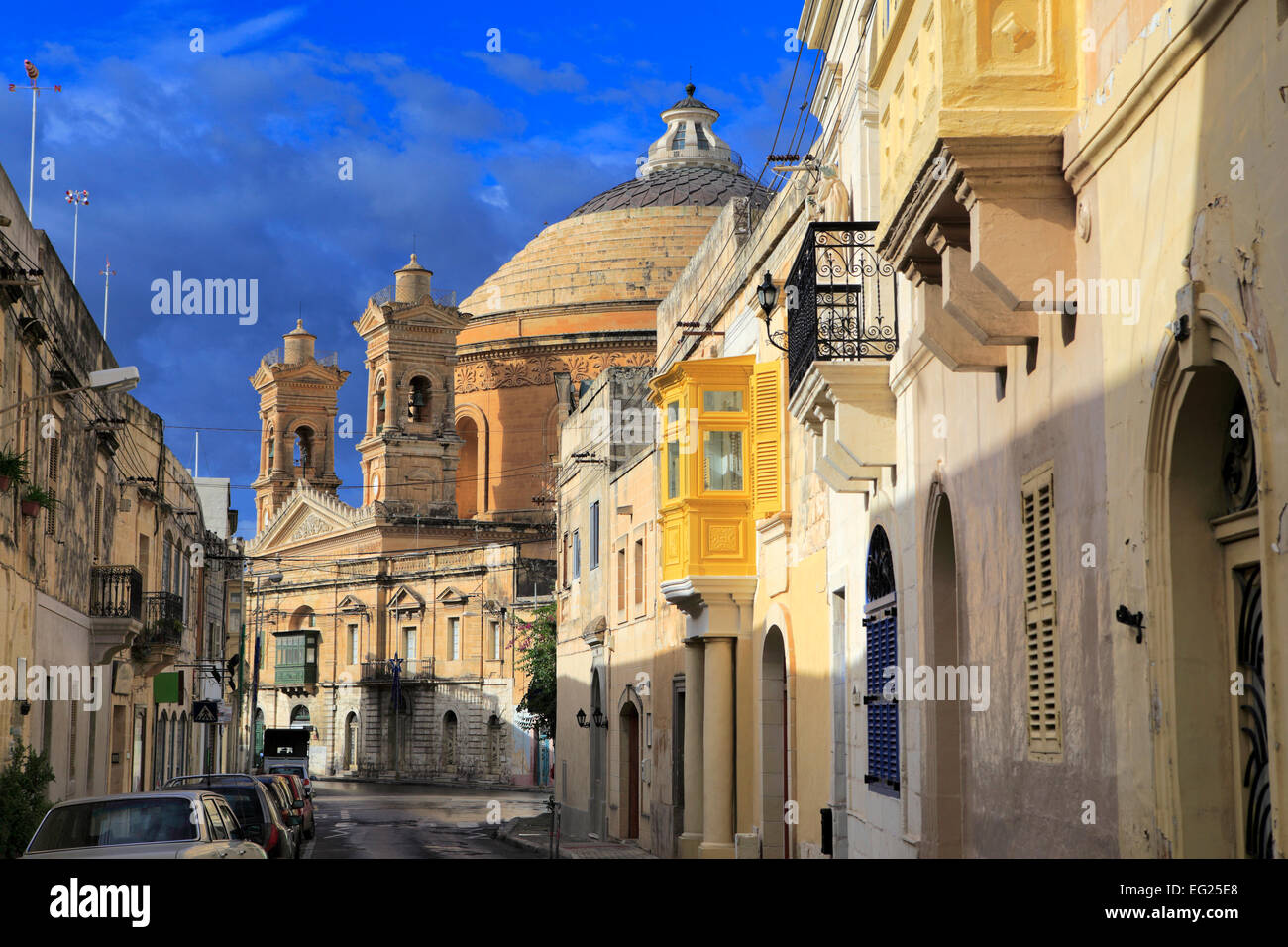 Kirche der Himmelfahrt der Jungfrau Maria Rotunde St. Marija Assunta (Mosta Dome), Malta Stockfoto