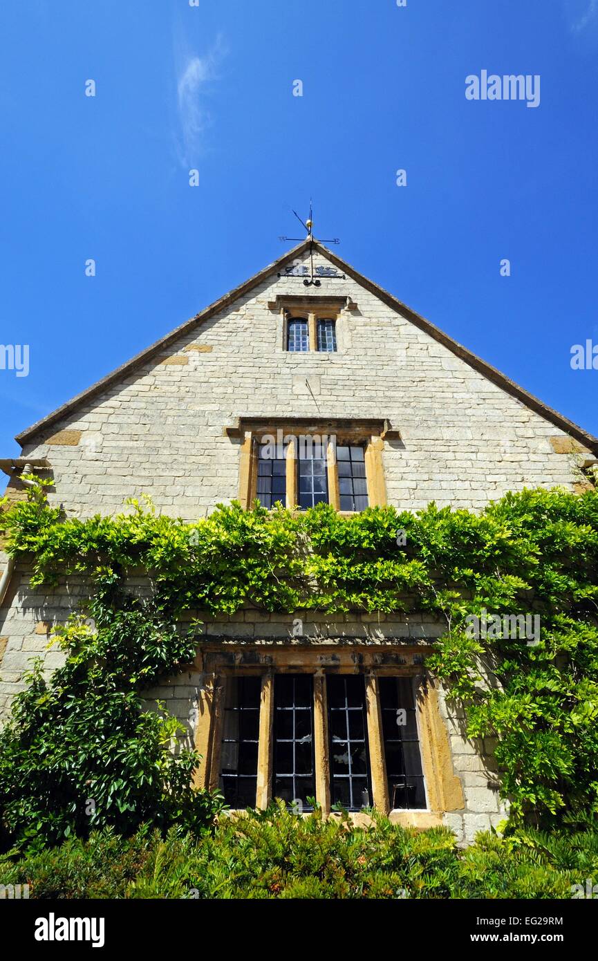 Cotswold Landhaus aus Stein, Broadway, Cotswolds, Worcestershire, England, Vereinigtes Königreich, West-Europa. Stockfoto