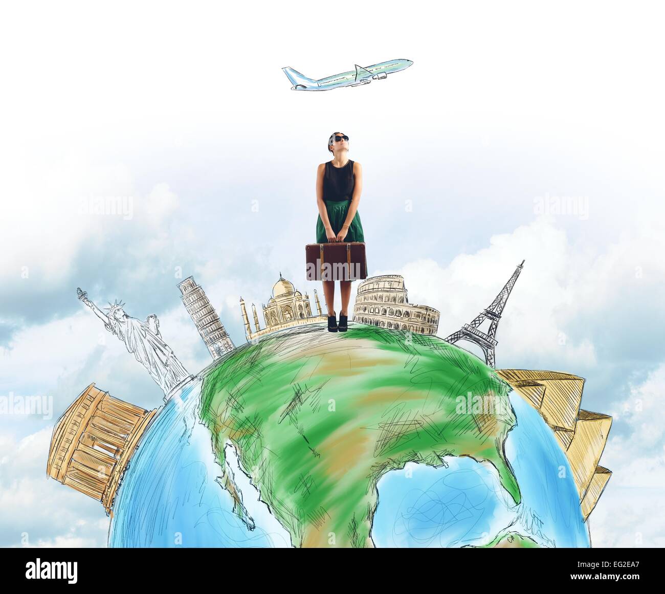 Nächste Reise Stockfoto