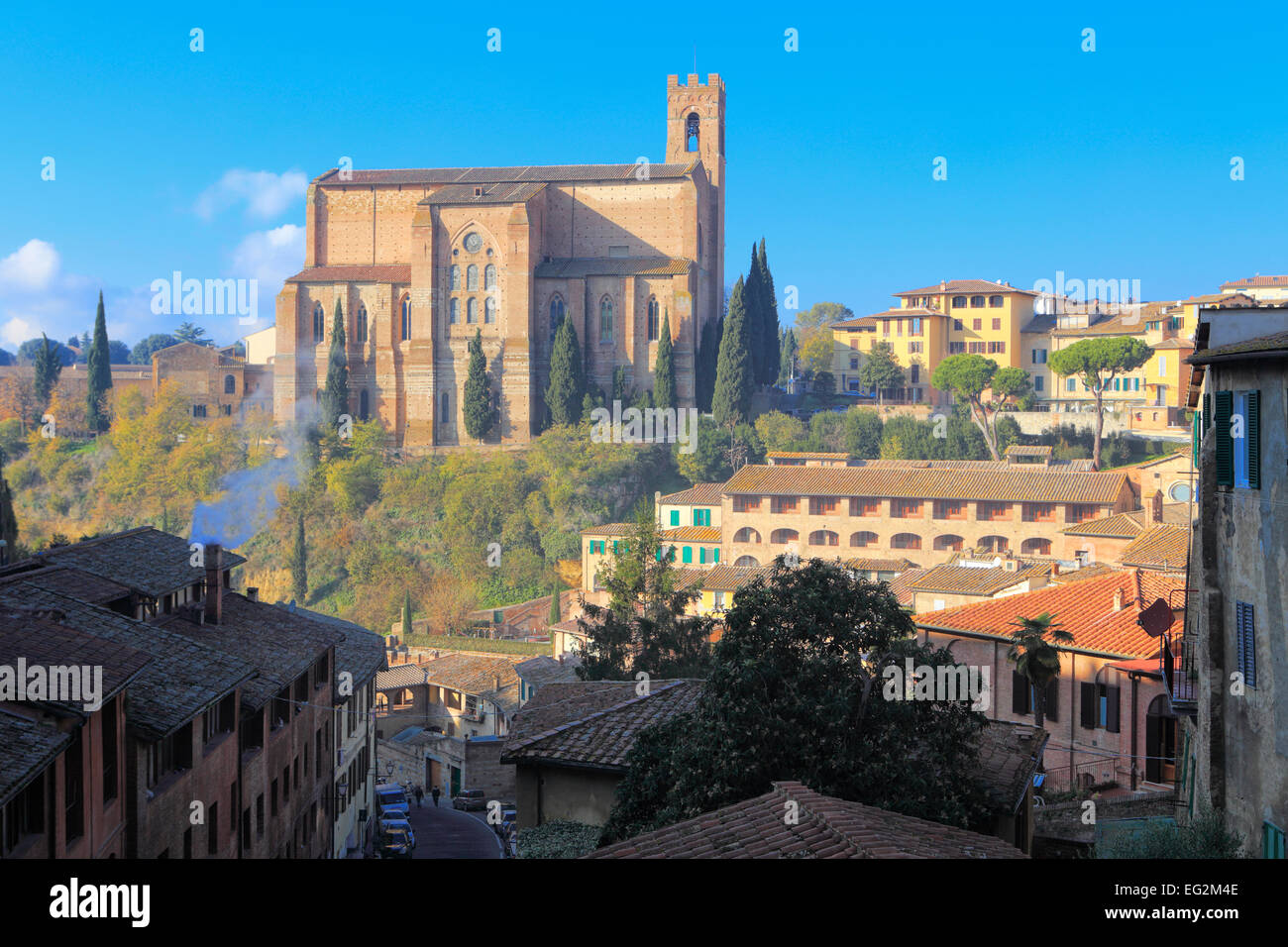 Kirche San Domenico, Siena, Toskana, Italien Stockfoto