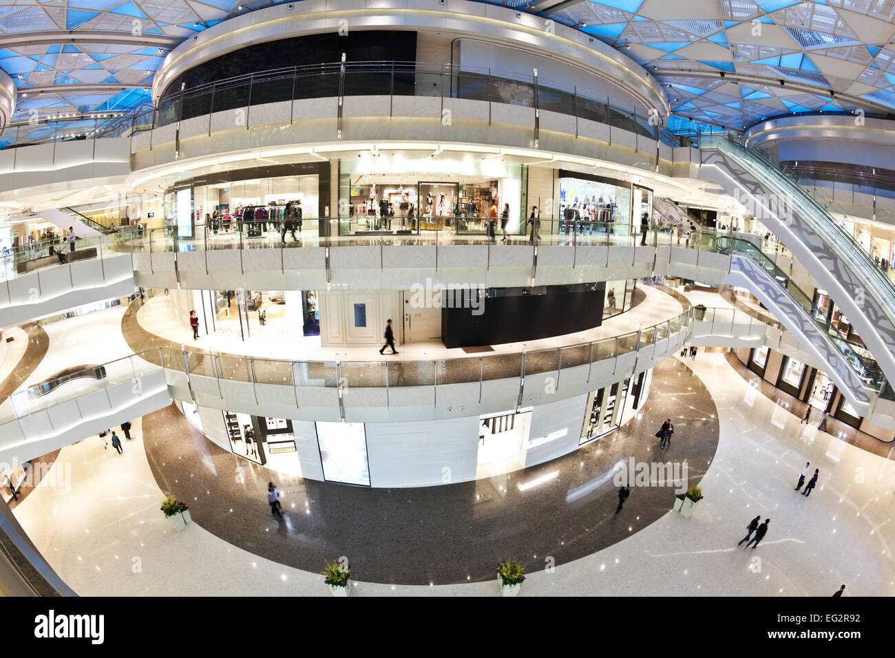 Moderne Shopping-mall Stockfoto