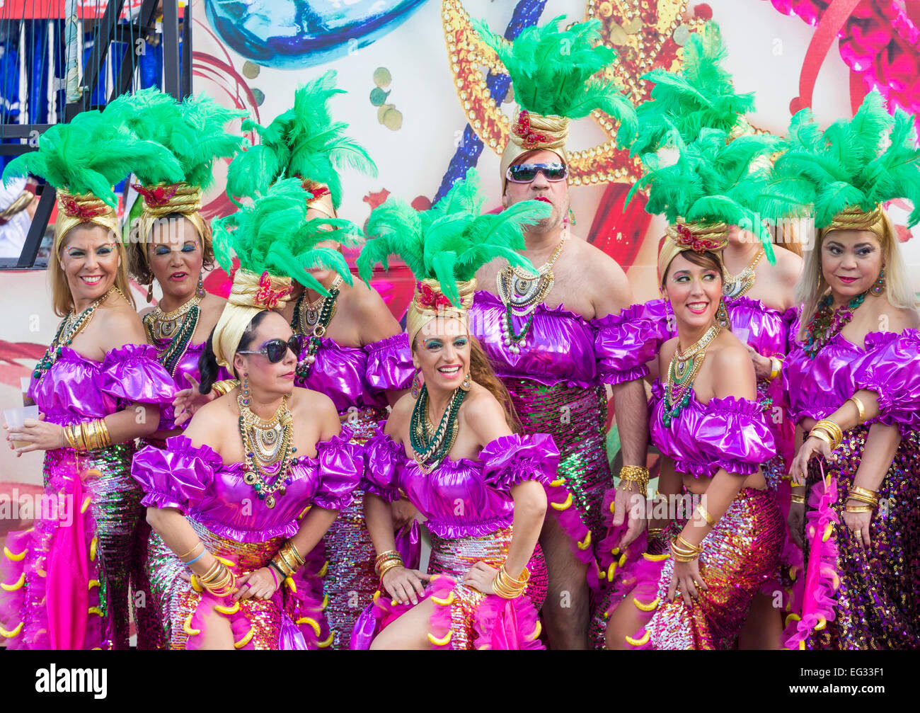 Las Palmas Karneval, Las Palmas, Gran Canaria, Kanarische Inseln, Spanien Stockfoto