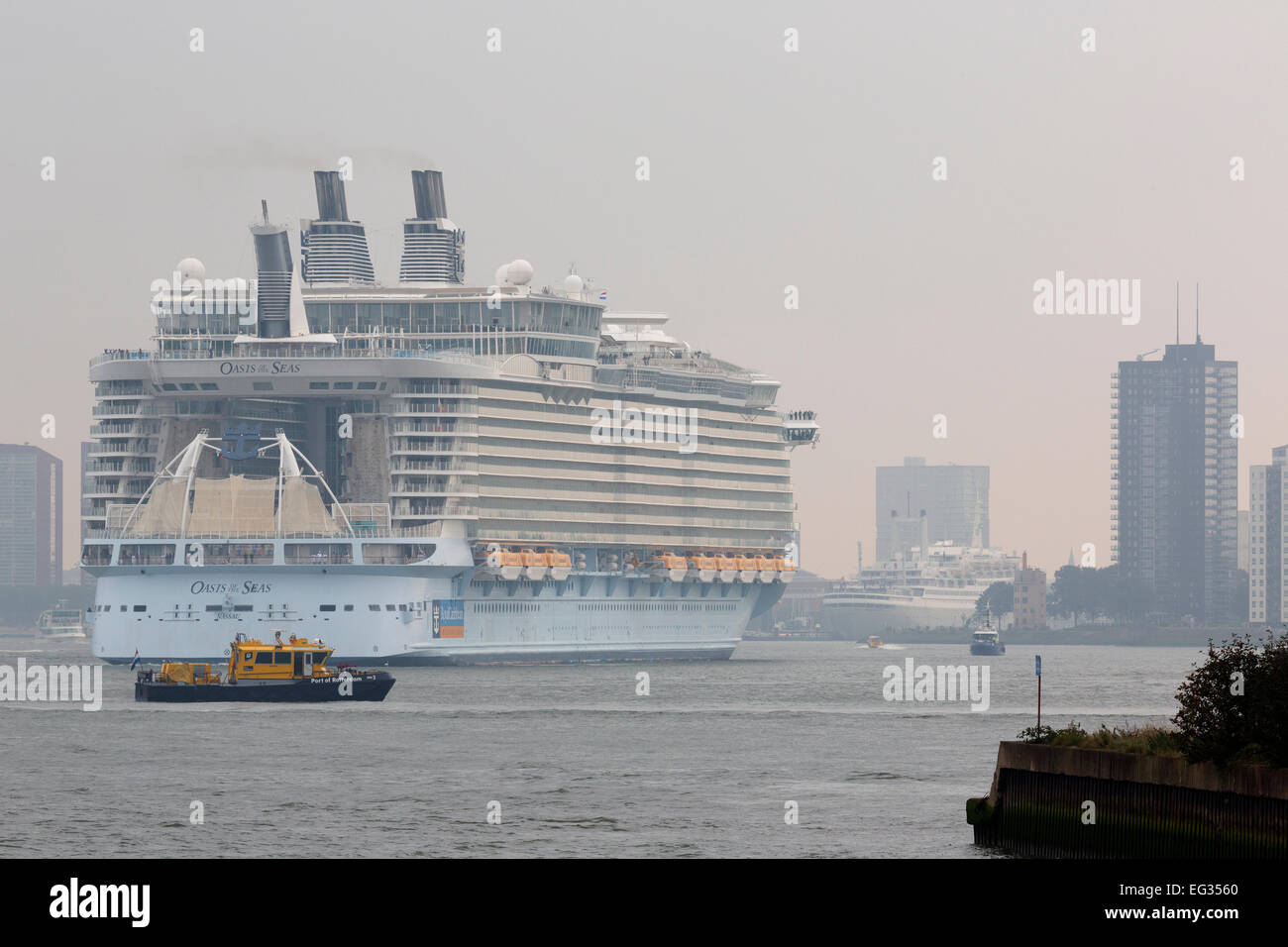 Oase der Meere Aufruf Rotterdam bei ihrem 2014-Besuch in Europa. Stockfoto