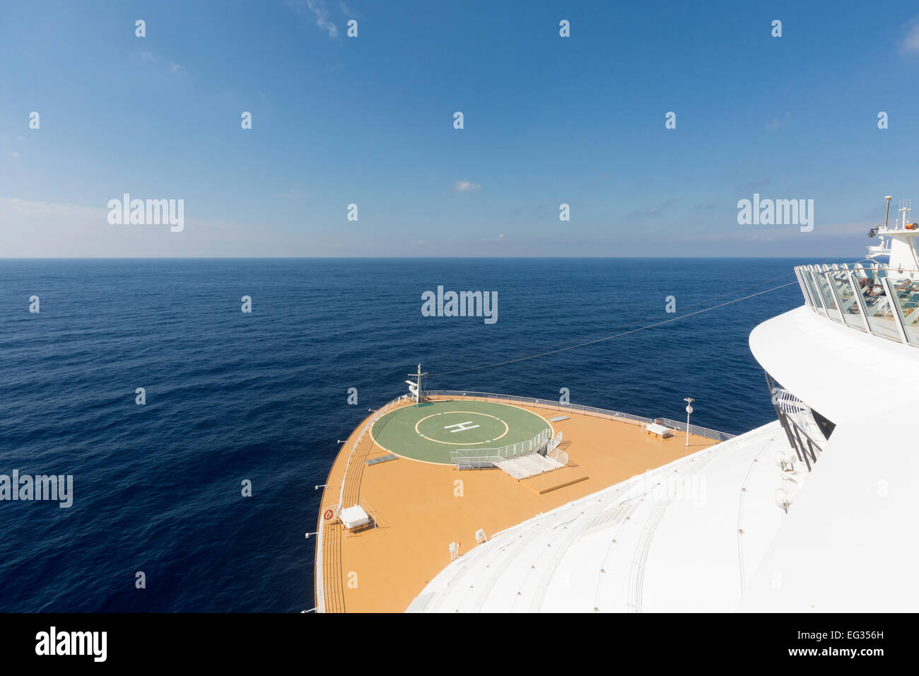 Oase der Meere im Mittelmeer bei ihrem 2014-Besuch in Europa Stockfoto