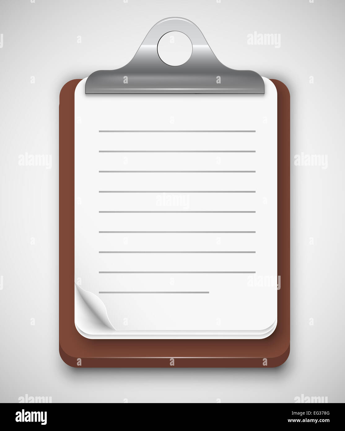 Platte-Editor Stockfoto