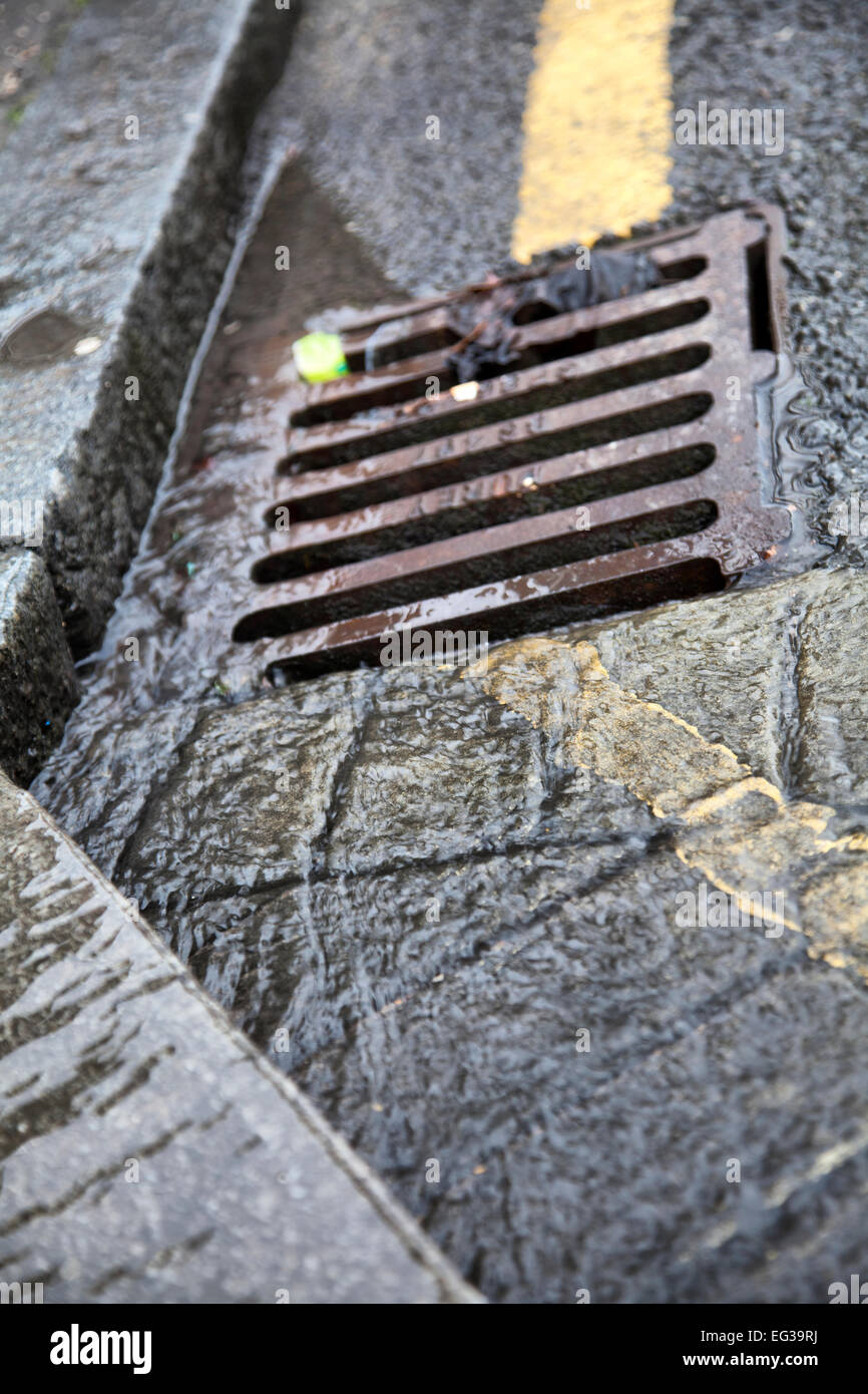 Gully Wasser Stockfoto