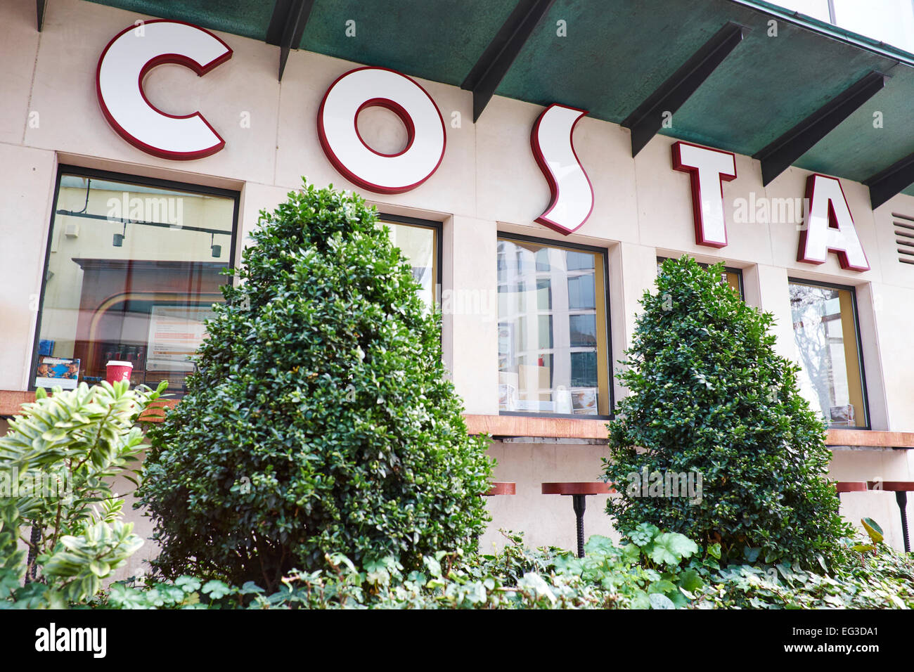 Costa Coffee Foster Lane Cheapside City Of London UK Stockfoto