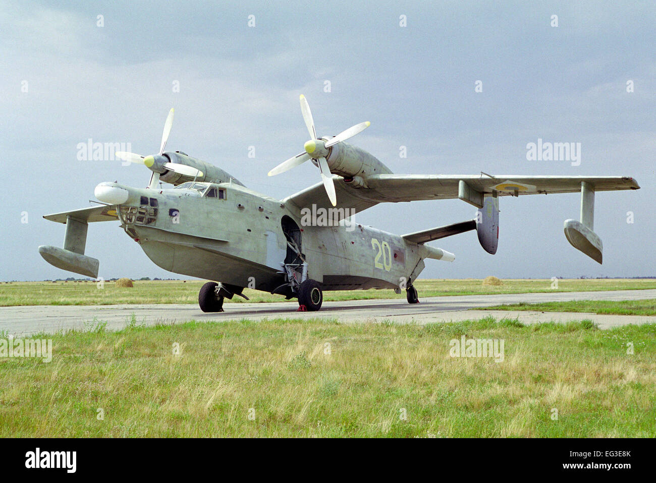 Flugzeug Berijew werden 12 ukrainische Marine. Stockfoto