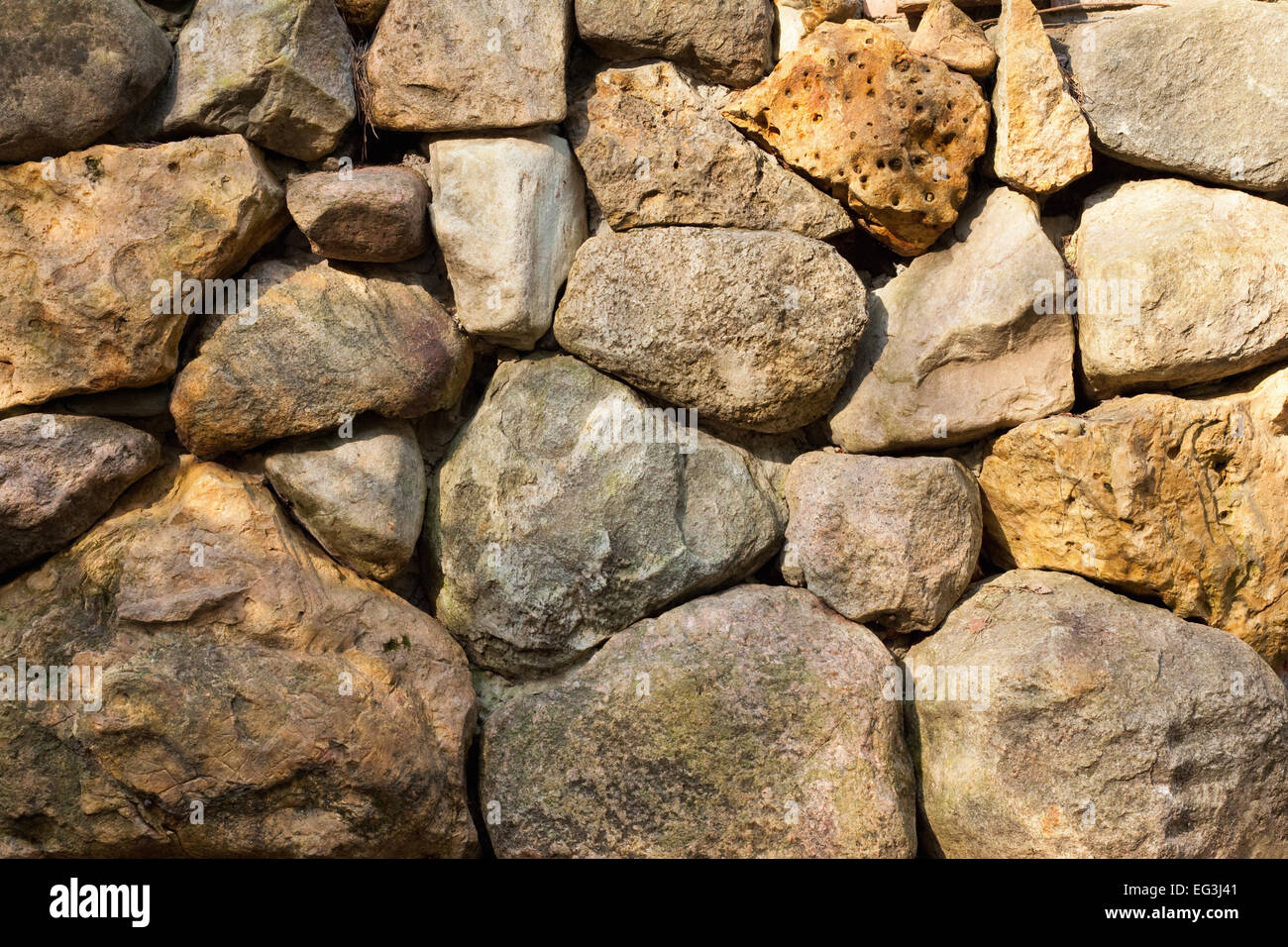 unregelmäßige Stein Hintergrund Stockfoto