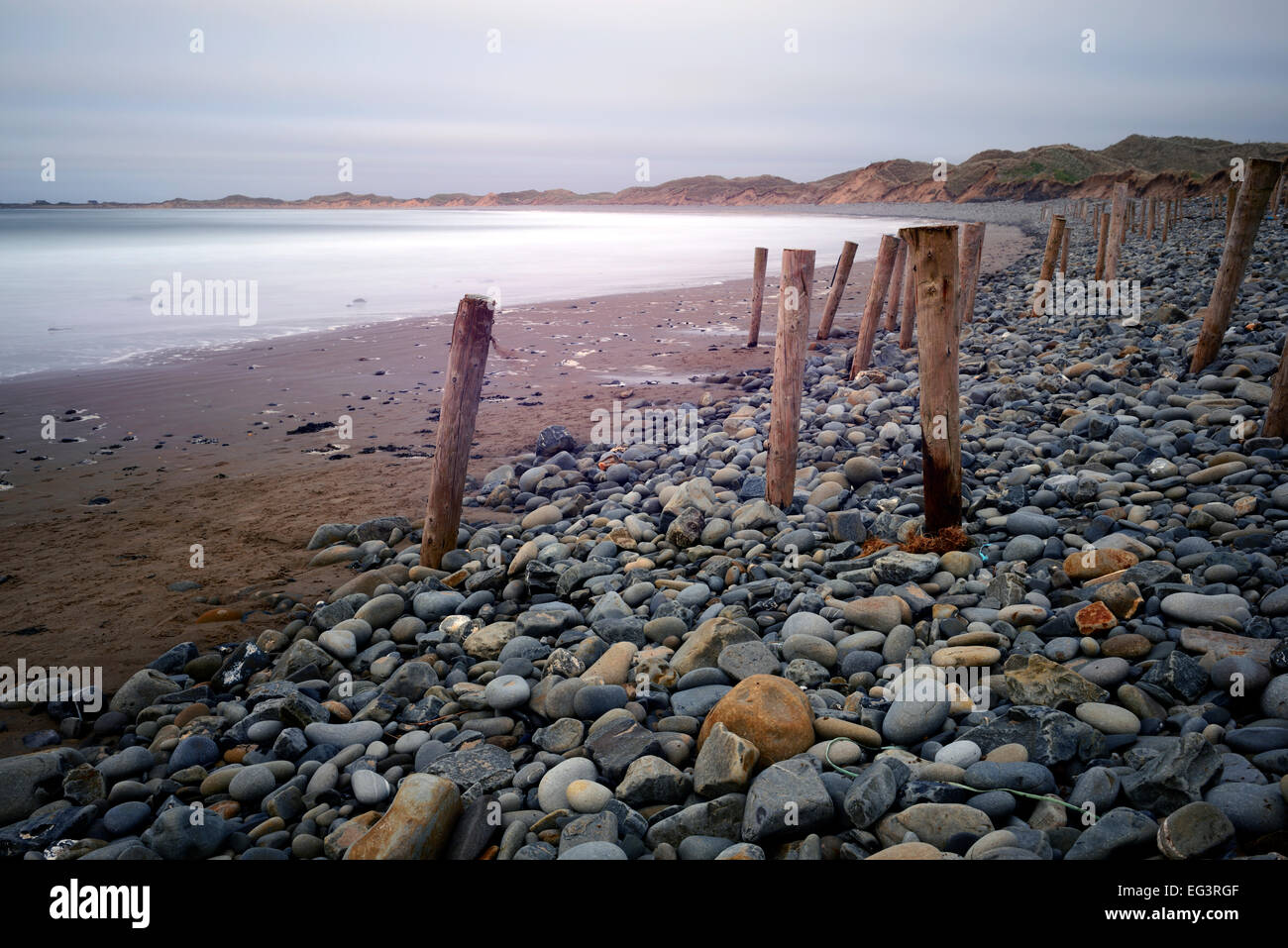 Doughmore Beach County Clare Ireland Strand Düne Dünen Doonbeg Trump Golf Resort Atlantikküste Landschaft szenisch RM Irland Stockfoto