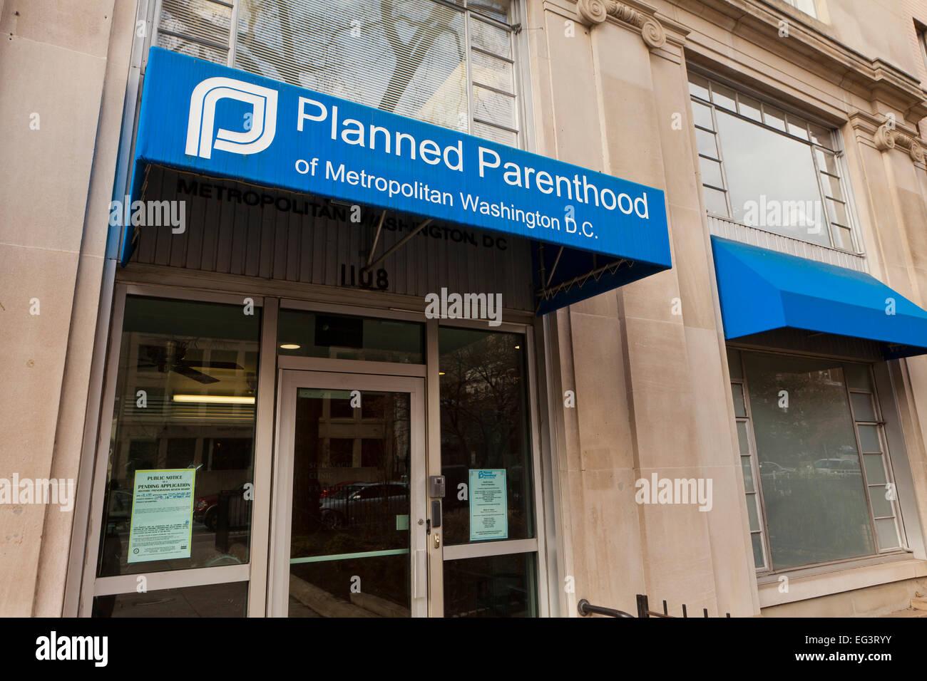Planned Parenthood Landesamt - Washington, DC USA Stockfoto