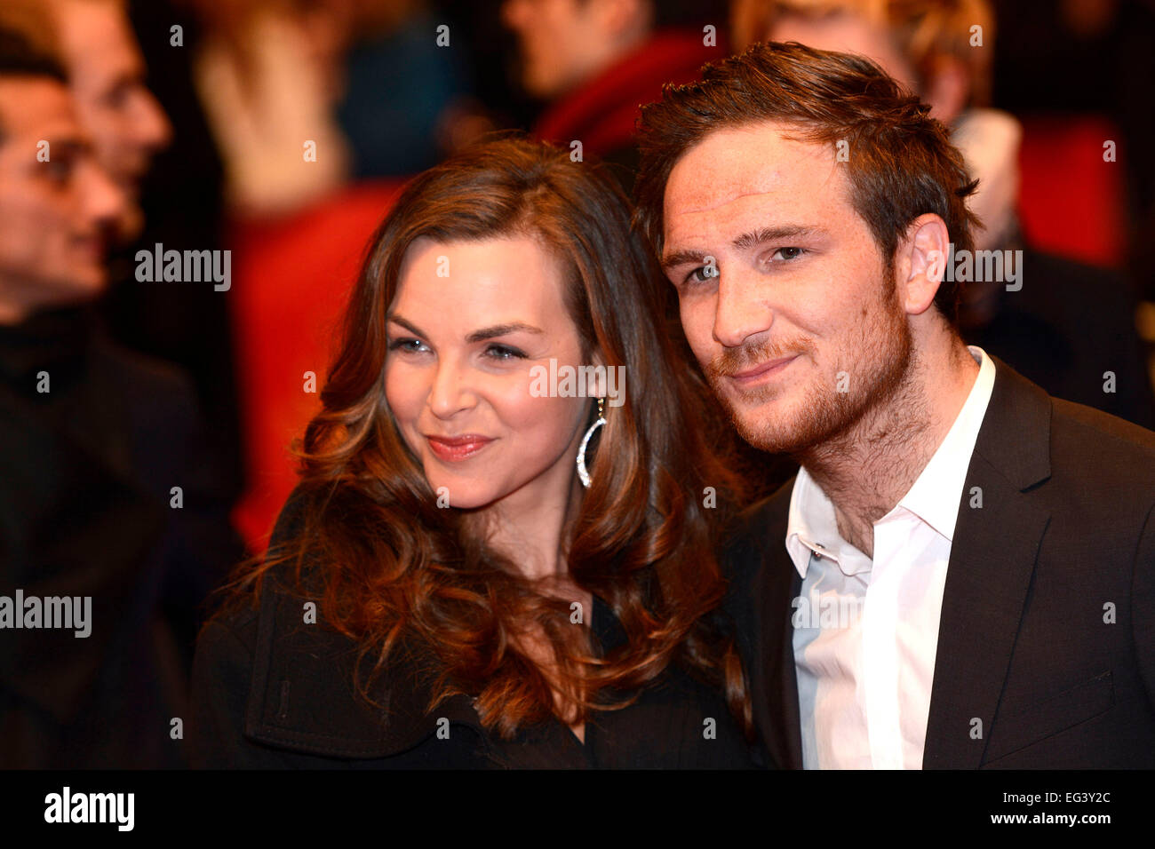 Frederick Lau und seine Freundin Annika Kipp Teilnahme an der Abschlussfeier auf der 65. Berlin International Film Festival/Berlinale 2015 am 14. Februar 2015. / picture Alliance Stockfoto