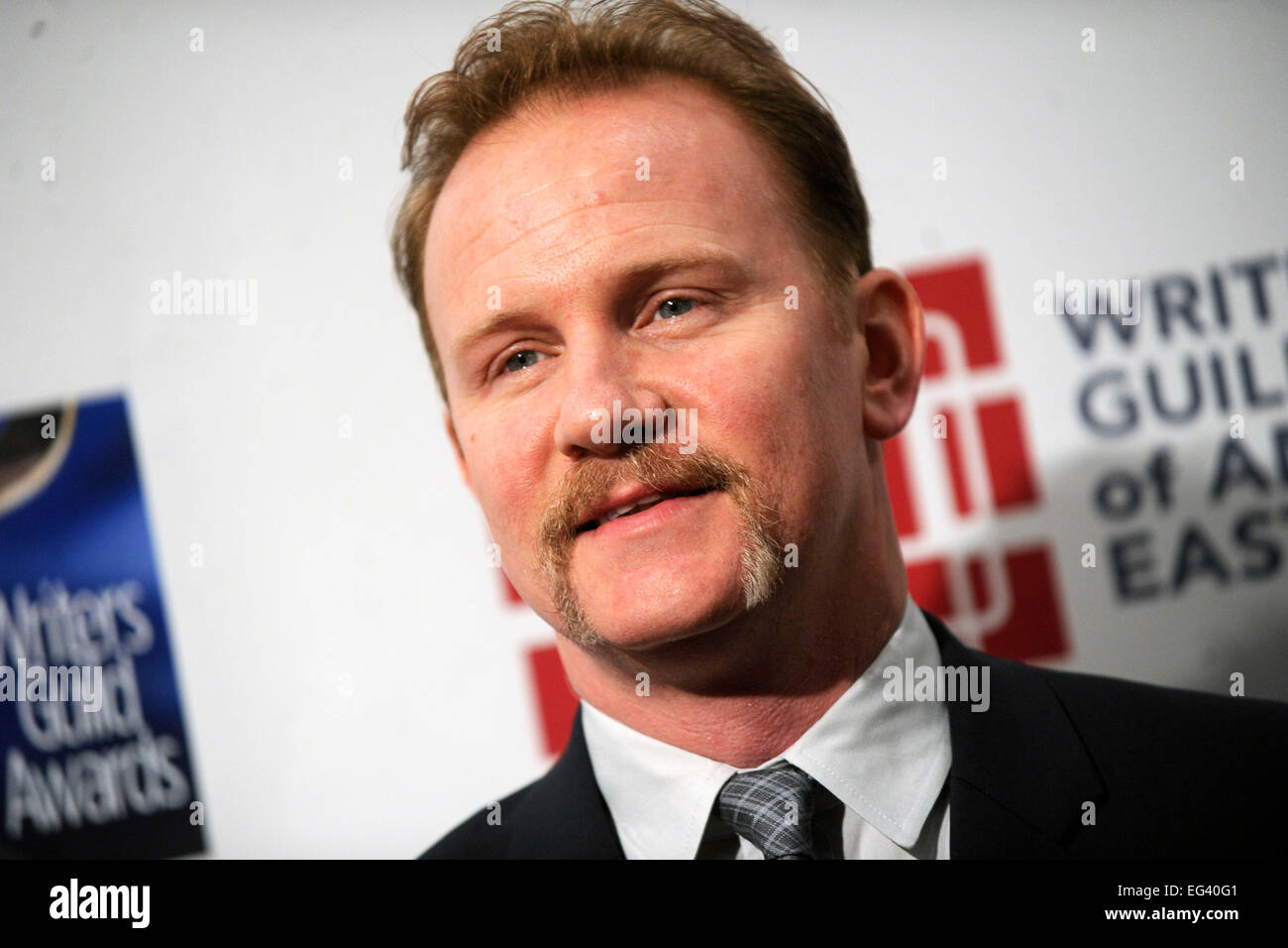 Morgan Spurlock Teilnahme an der 2015 Writers Guild New York Preisverleihung im The Edison Ballroom am 14. Februar 2015 in New York City/Picture alliance Stockfoto