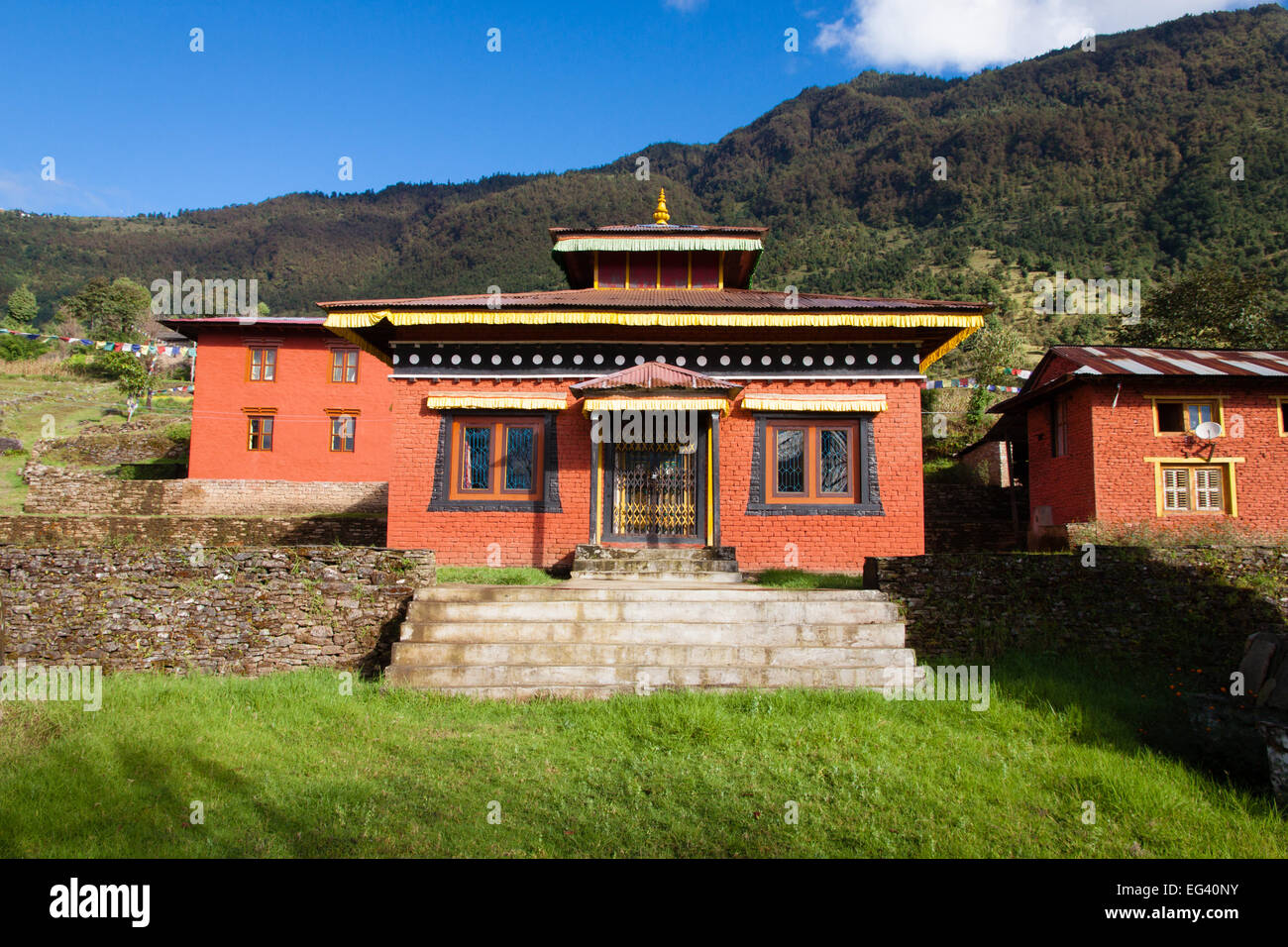 Pagode in Nepal Stockfoto