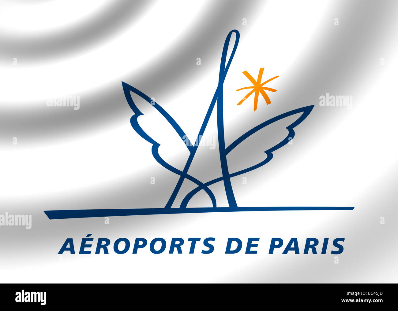 Aeroports de Paris - ADP - Logo Symbol Symbol Flagge Wappen Stockfoto