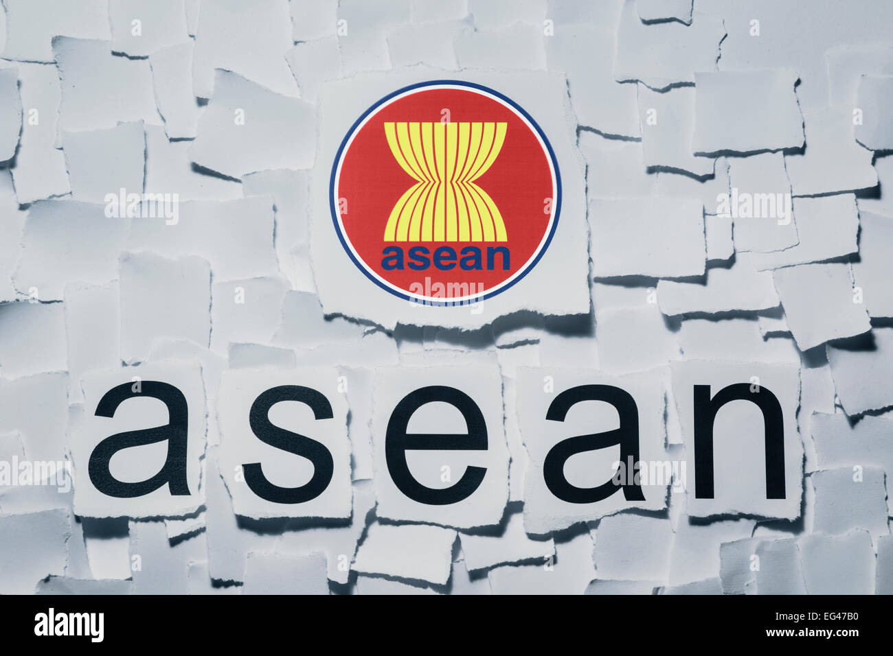 Verband Südostasiatischer Nationen. ASEAN Stockfoto